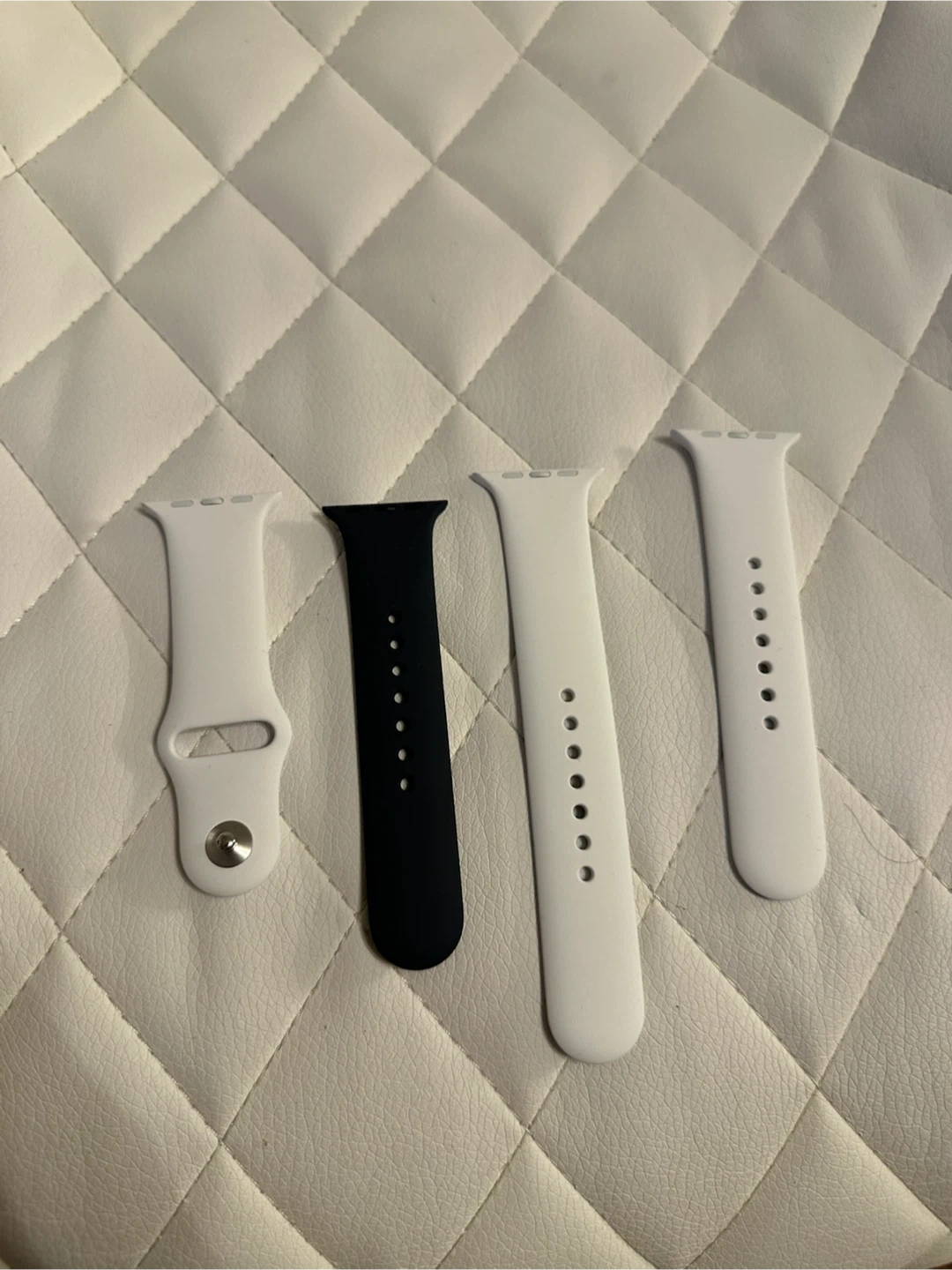 Apple Watch Sport Bands (White and Black)