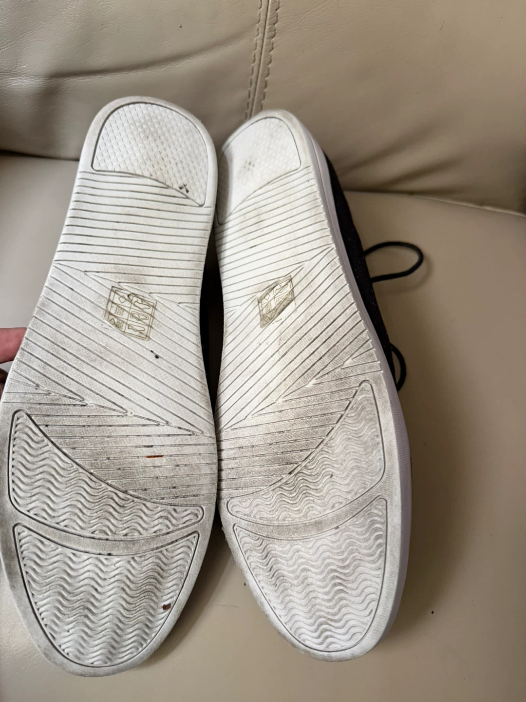 Black Canvas Low-Top Sneakers size 12 - photo 5