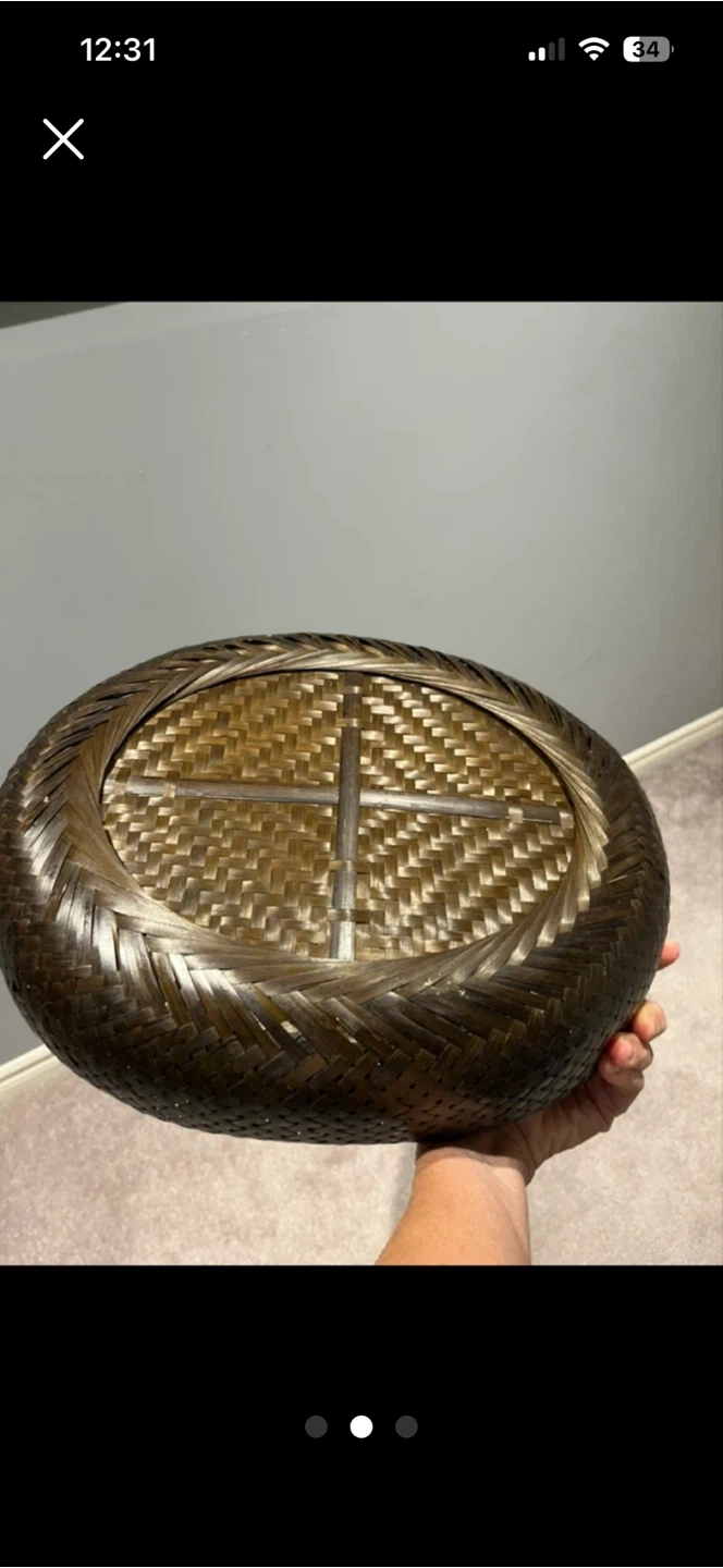 Woven Basket Bowl - photo 2