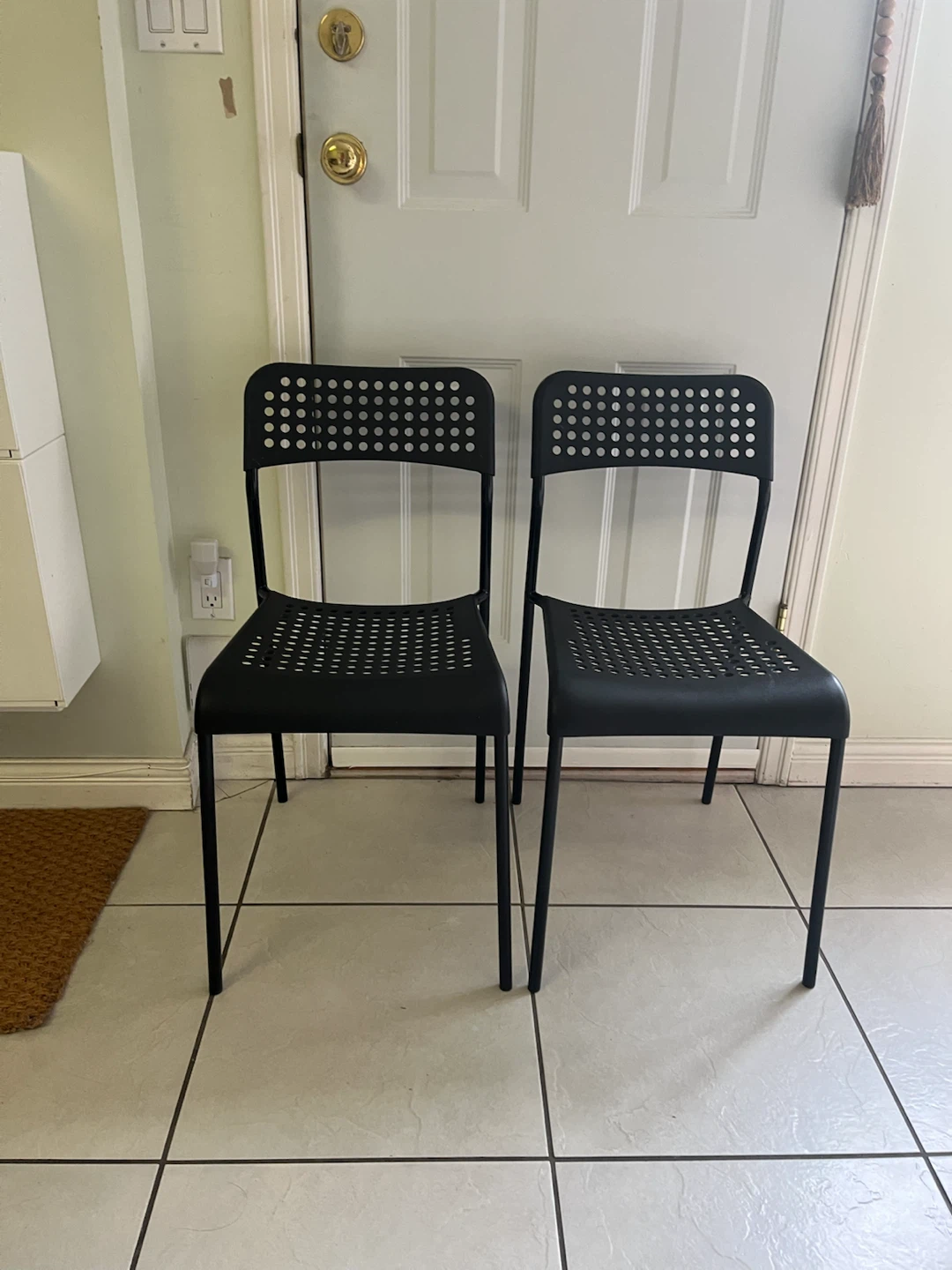 Set of 2 Black IKEA Chairs