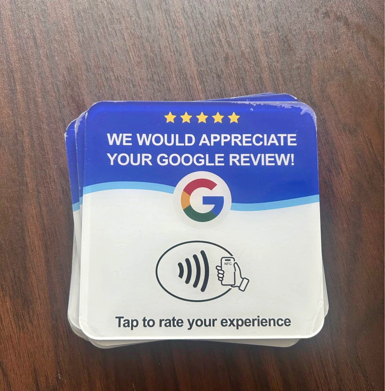 Google NFC Review Tap Cards