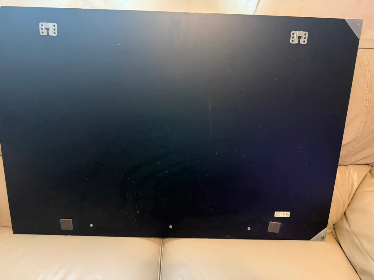 Black Framed Chalkboard Organizer with Hooks - photo 2