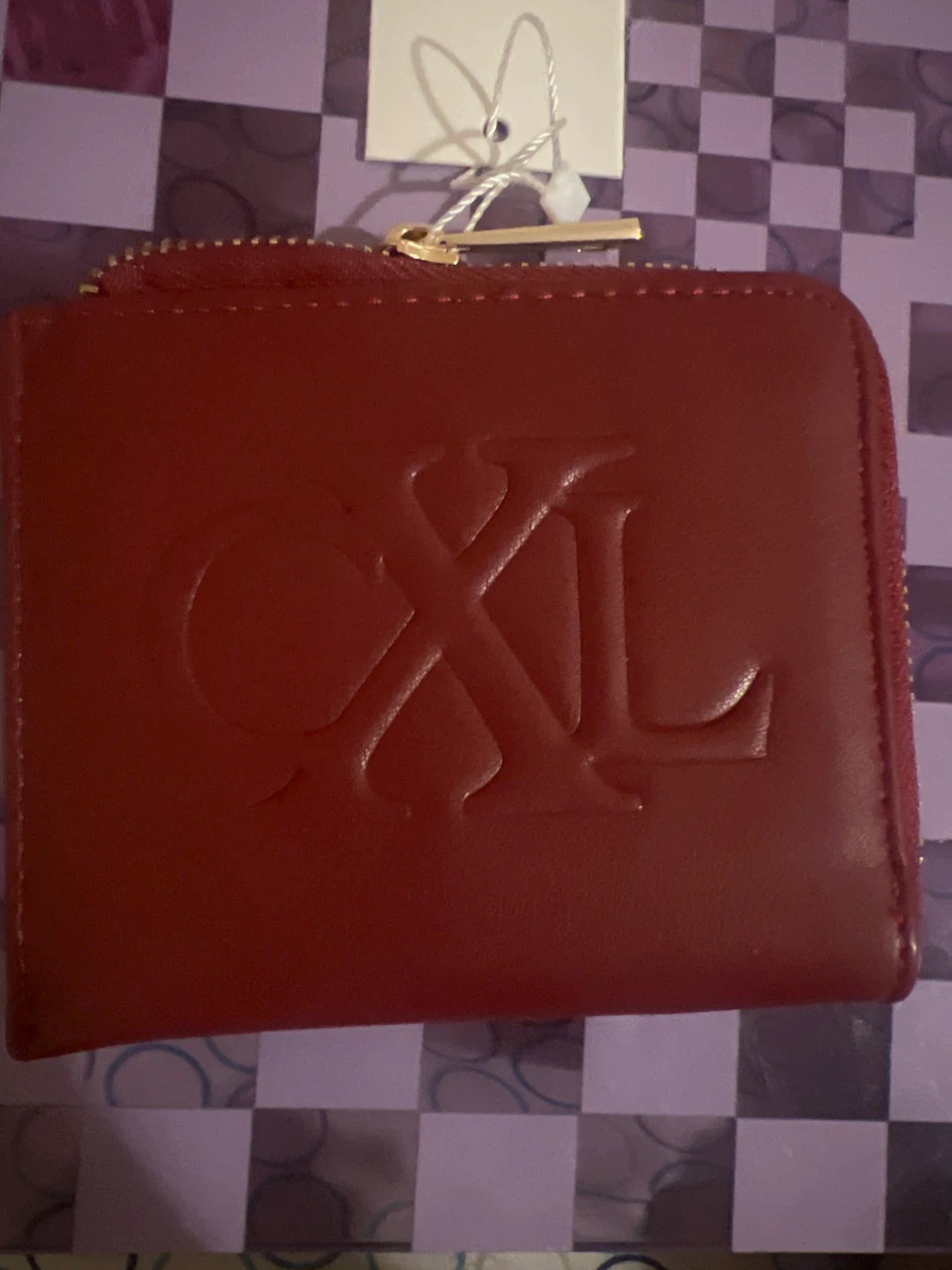 Brick Red Monogram card wallet - photo 2