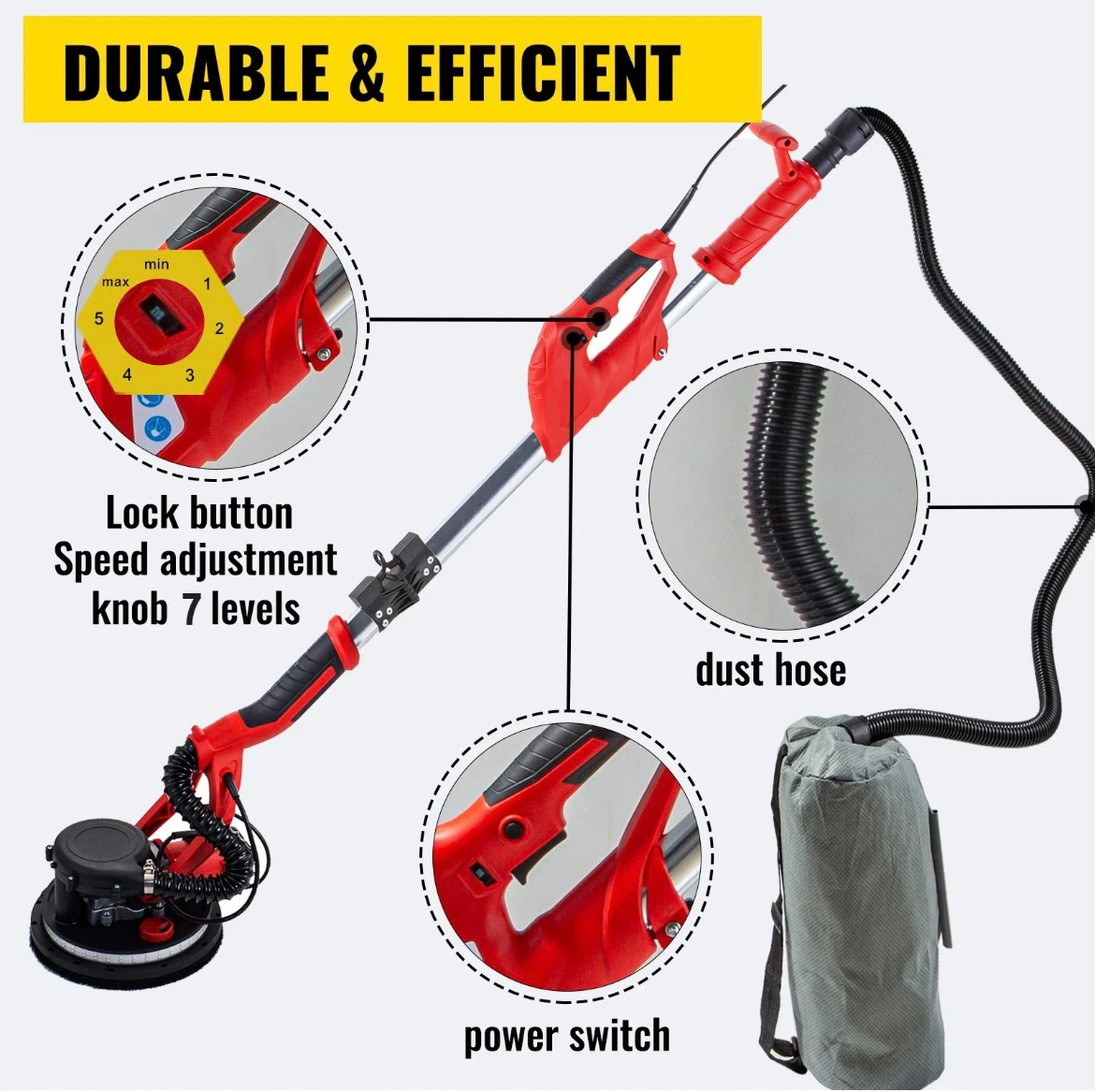 Drywall Sander with LED Lighting NEW - photo 2