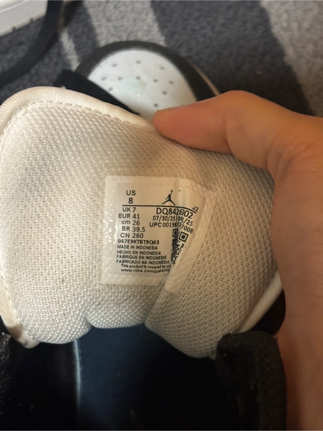 Nike air Jordan’s size 8 - photo 5