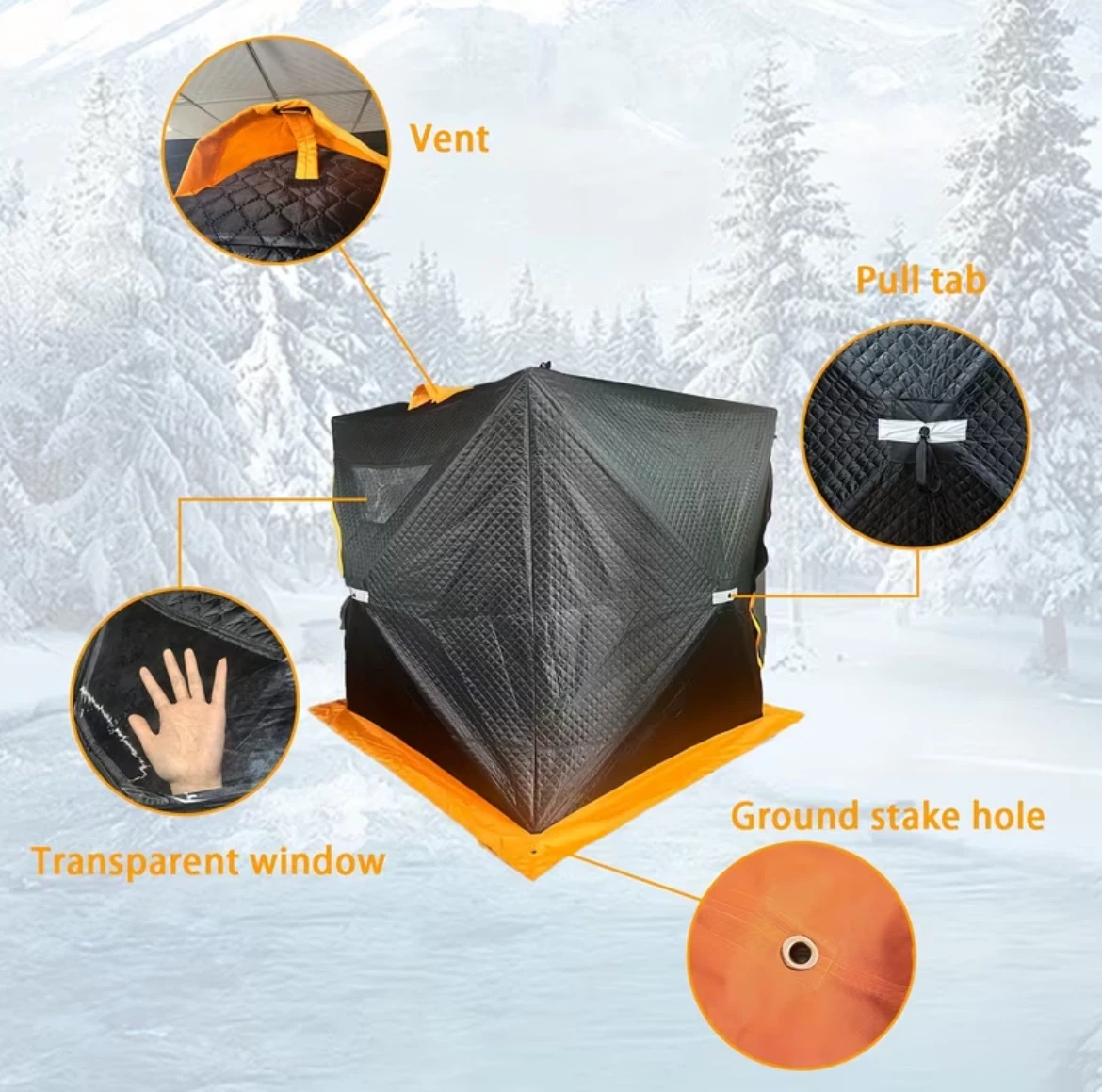 Insulated Ice Fishing Tent NEW 4 person - photo 5