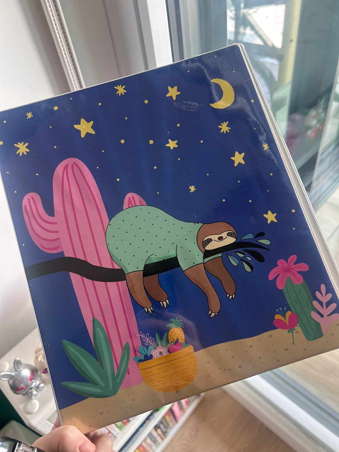 Free! Sloth 3 Ring Binder