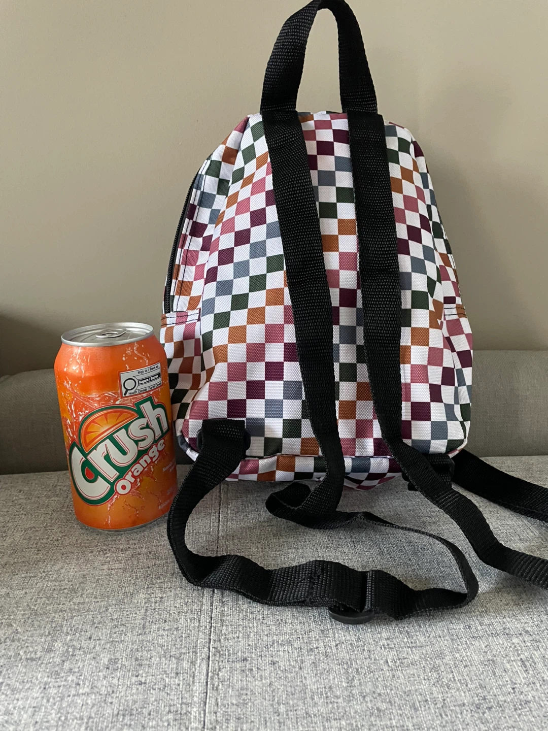 Vans multi-colour checkerboard mini backpack - photo 2