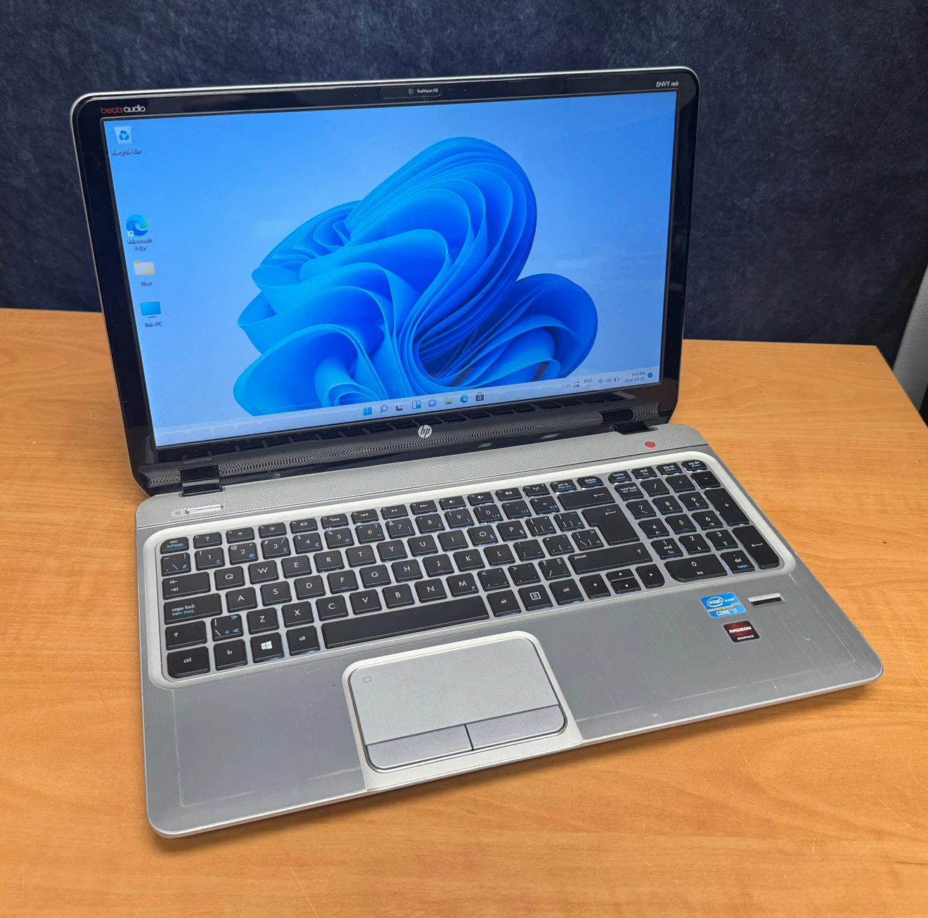 HP Envy Laptop – i7 Quad-Core | 8GB RAM | 180GB SSD | Win 11 Pro