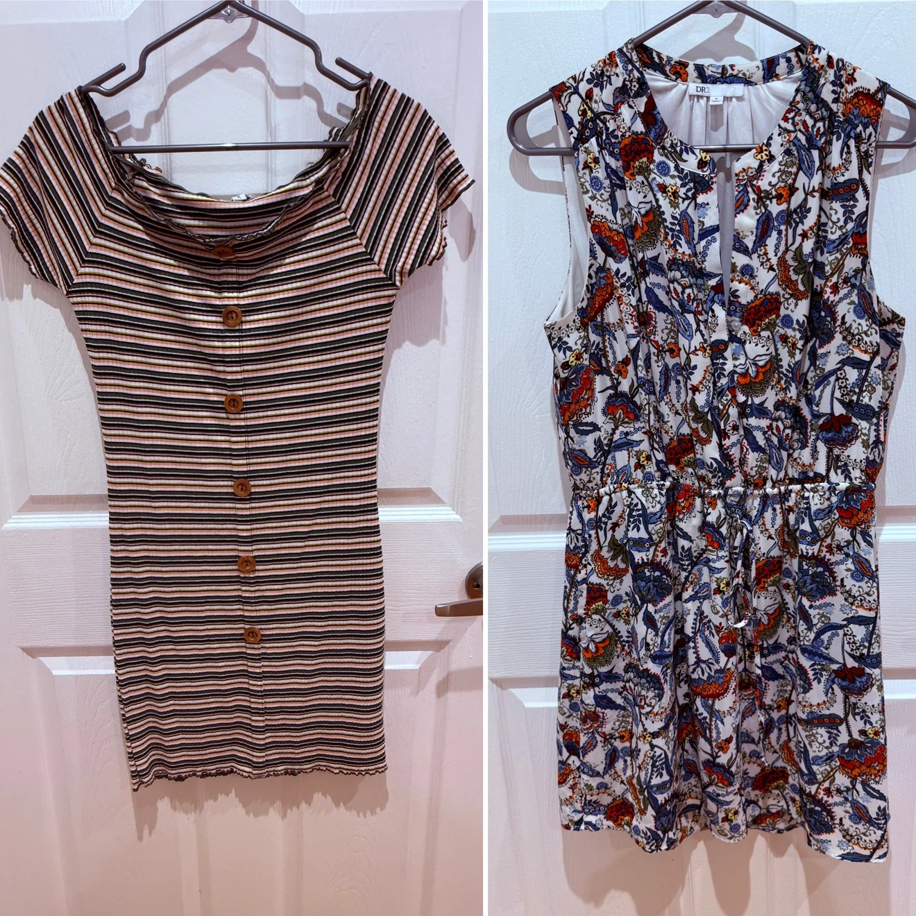 Women's Striped and Floral Dresses