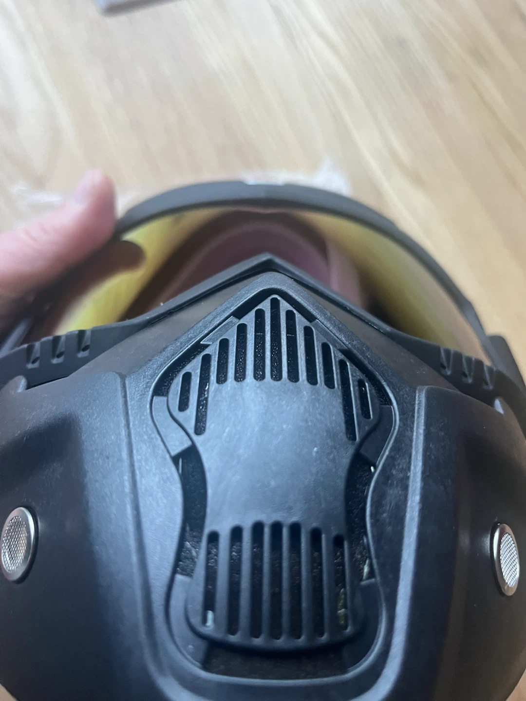 Black Protective Goggles with Detachable Mask - photo 4