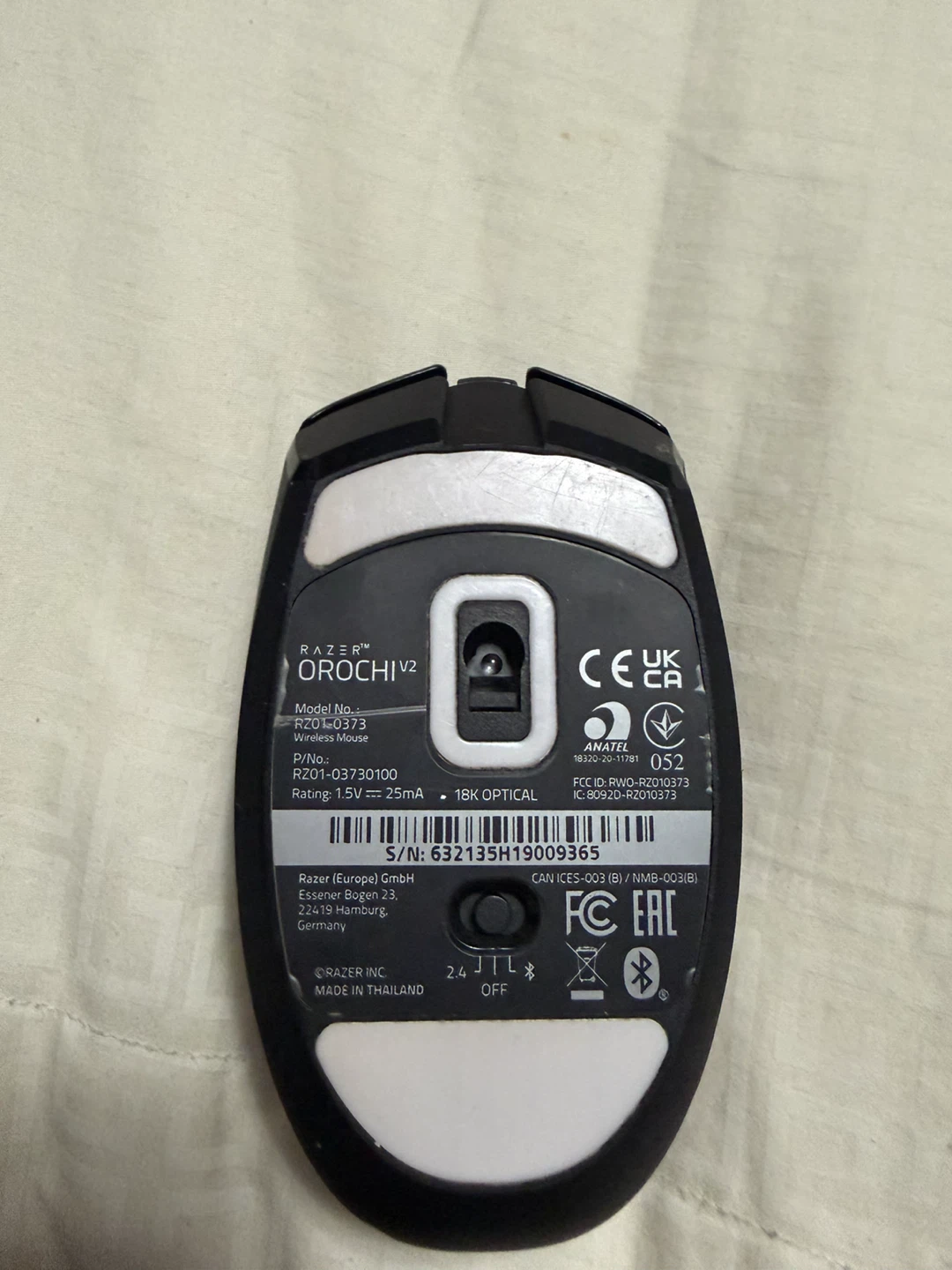 Razer Orochi V2 Wireless Gaming Mouse - Black - photo 2