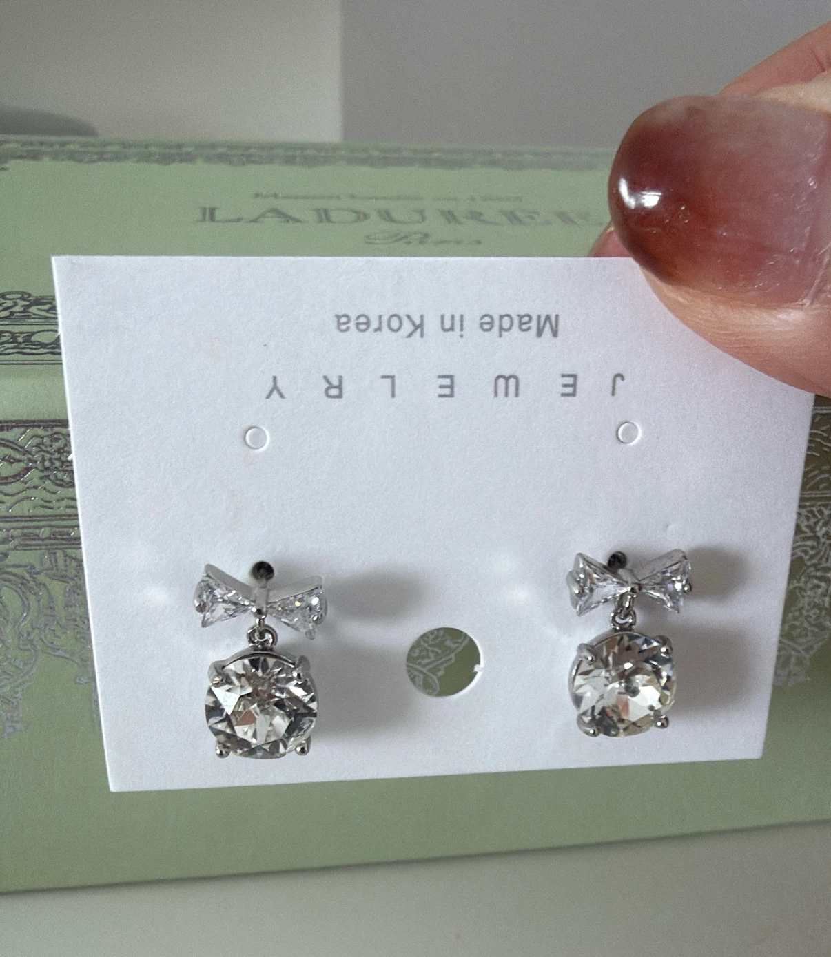Korea diamond earrings