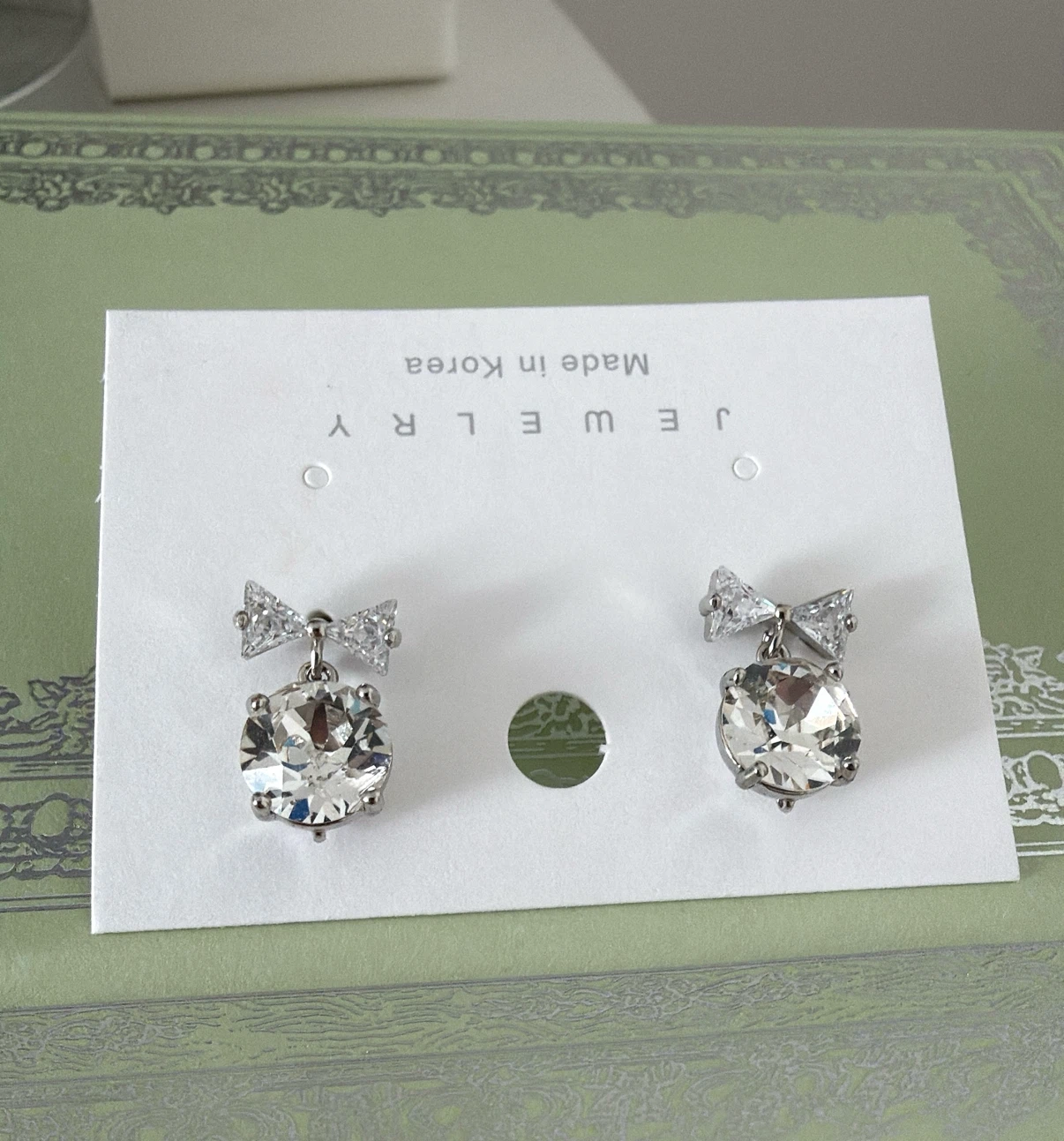 Korea diamond earrings - photo 3