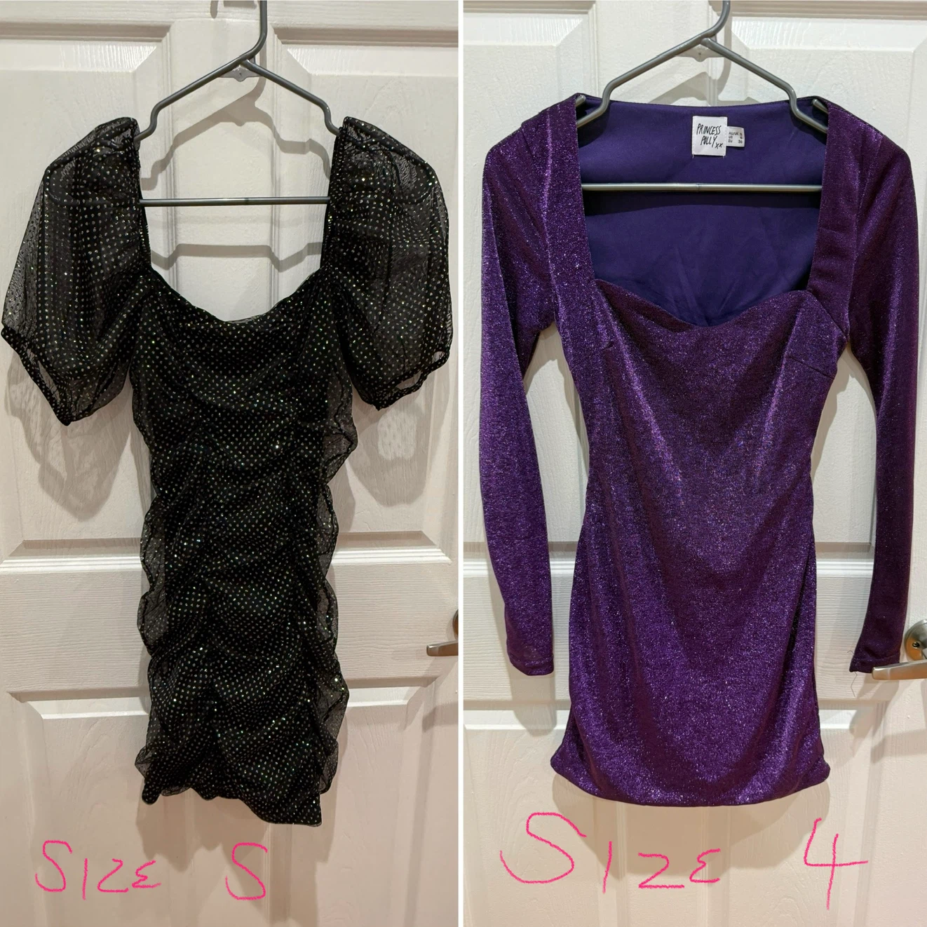 Women's Sparkly Shimmer Mini Dresses