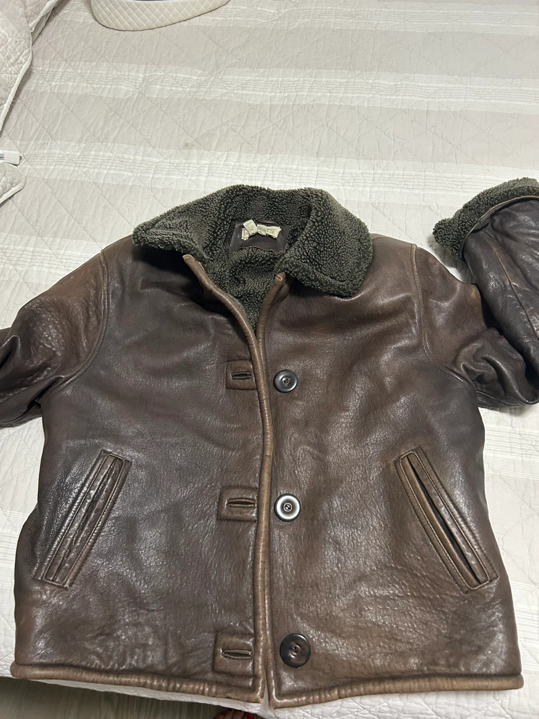 Vintage Colebrook & Co. Leather Jacket