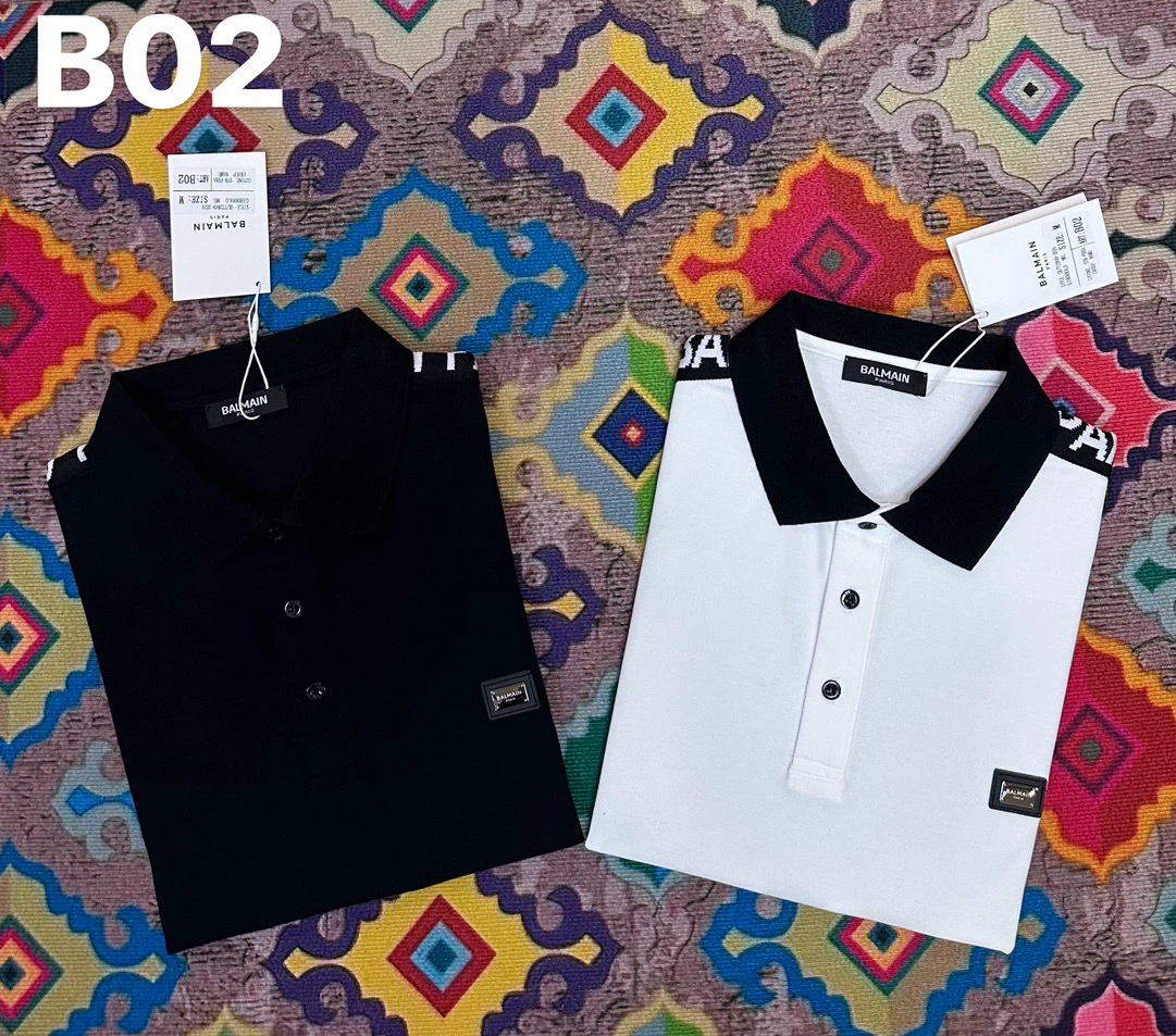 Balmain Paris Men's Polo Shirt
