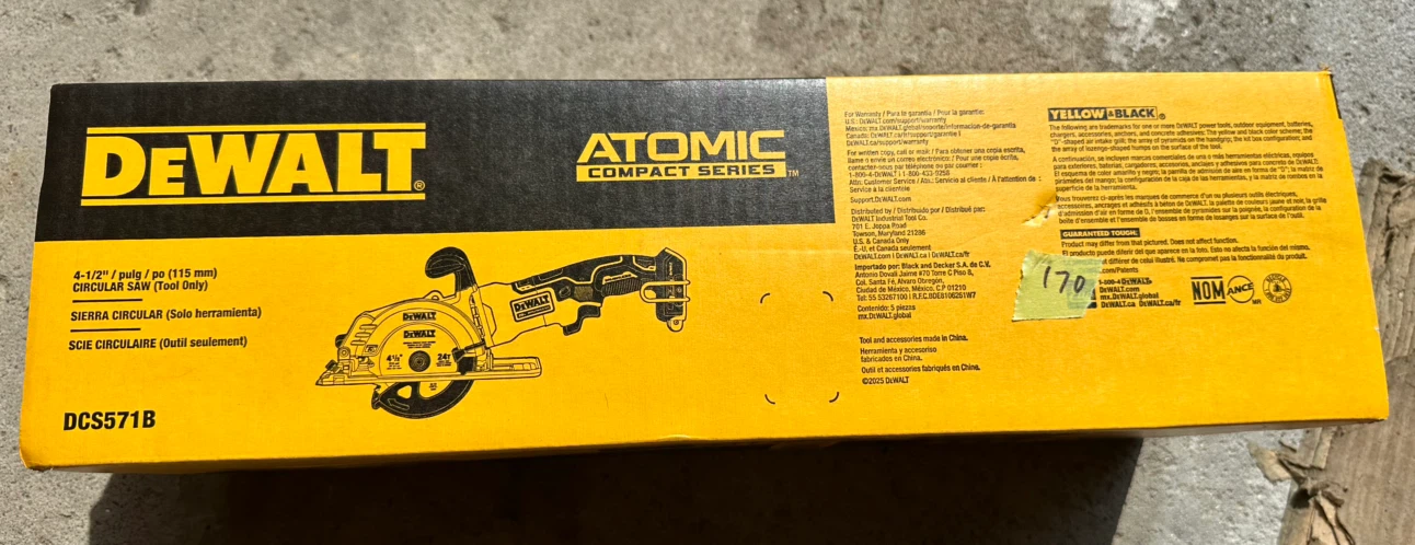 DeWalt Atomic Compact Series 4-1/2" Circular Saw (Tool Only) - photo 2