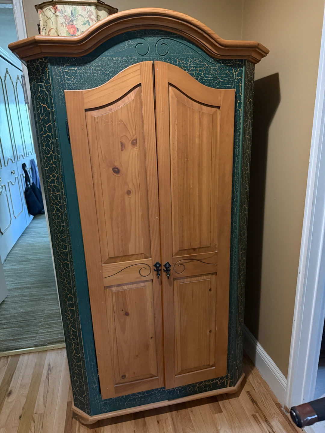 Rustic Armoire Cabinet