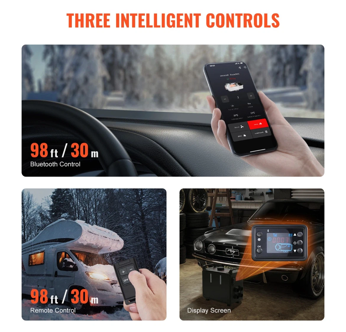 Diesel Heater 8kW+ Bluetooth +CO2+110~12 v - photo 5