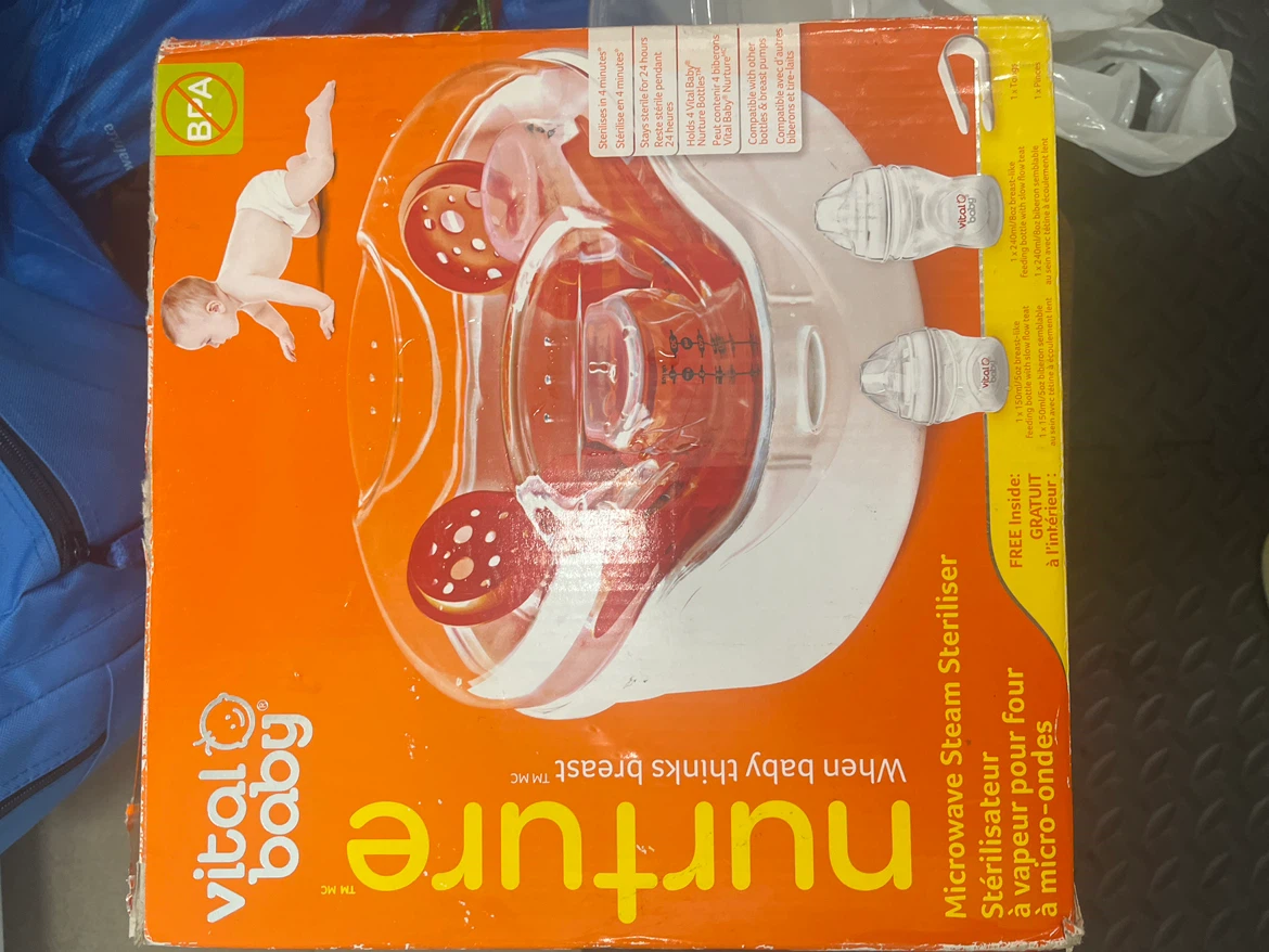 Vital Baby Nurture Microwave Steam Steriliser
