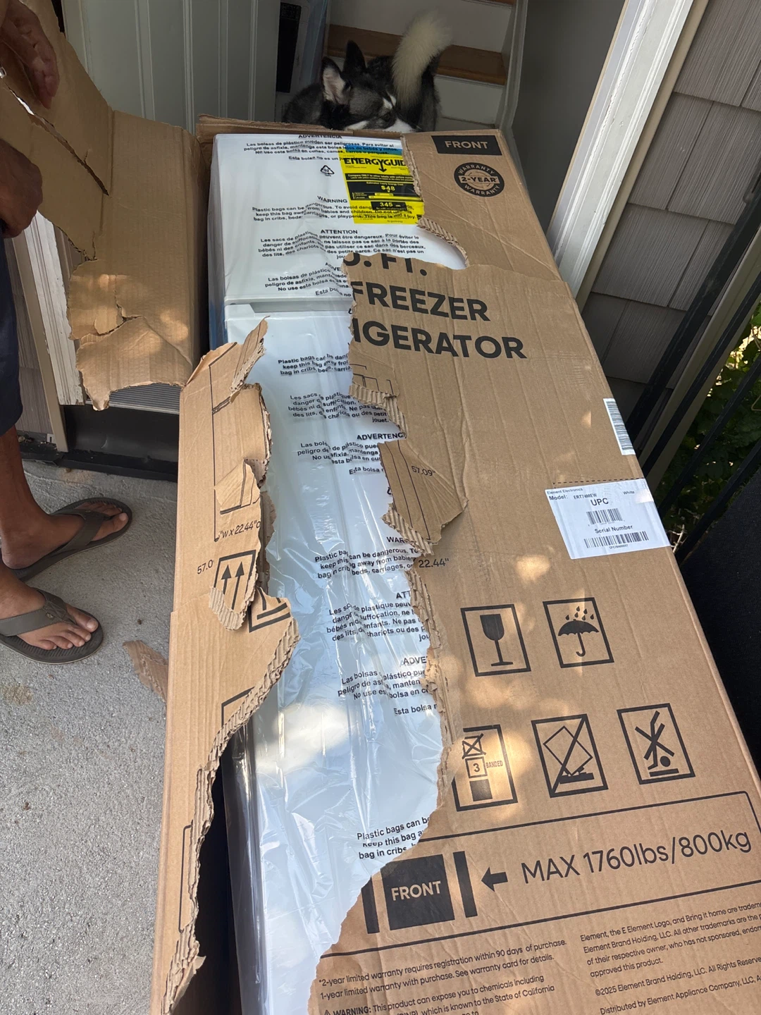 Element 7.5 cu. ft. Top Freezer Refrigerator - photo 2