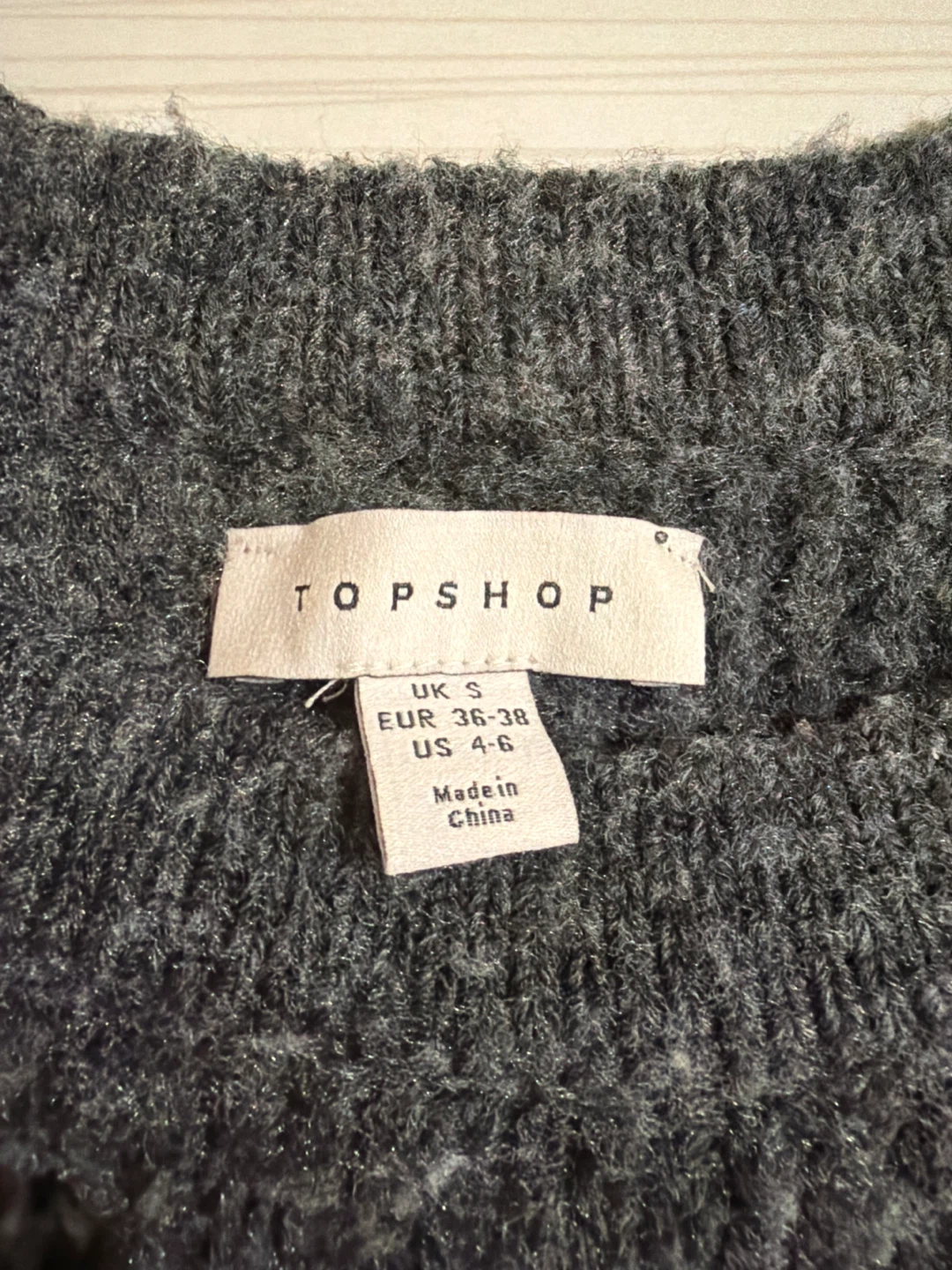 TOPSHOP Grey Knit Sweater - photo 2
