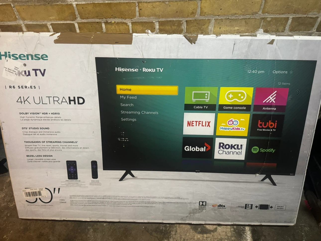Hisense 50" R6 Series 4K Ultra HD Roku TV - photo 2