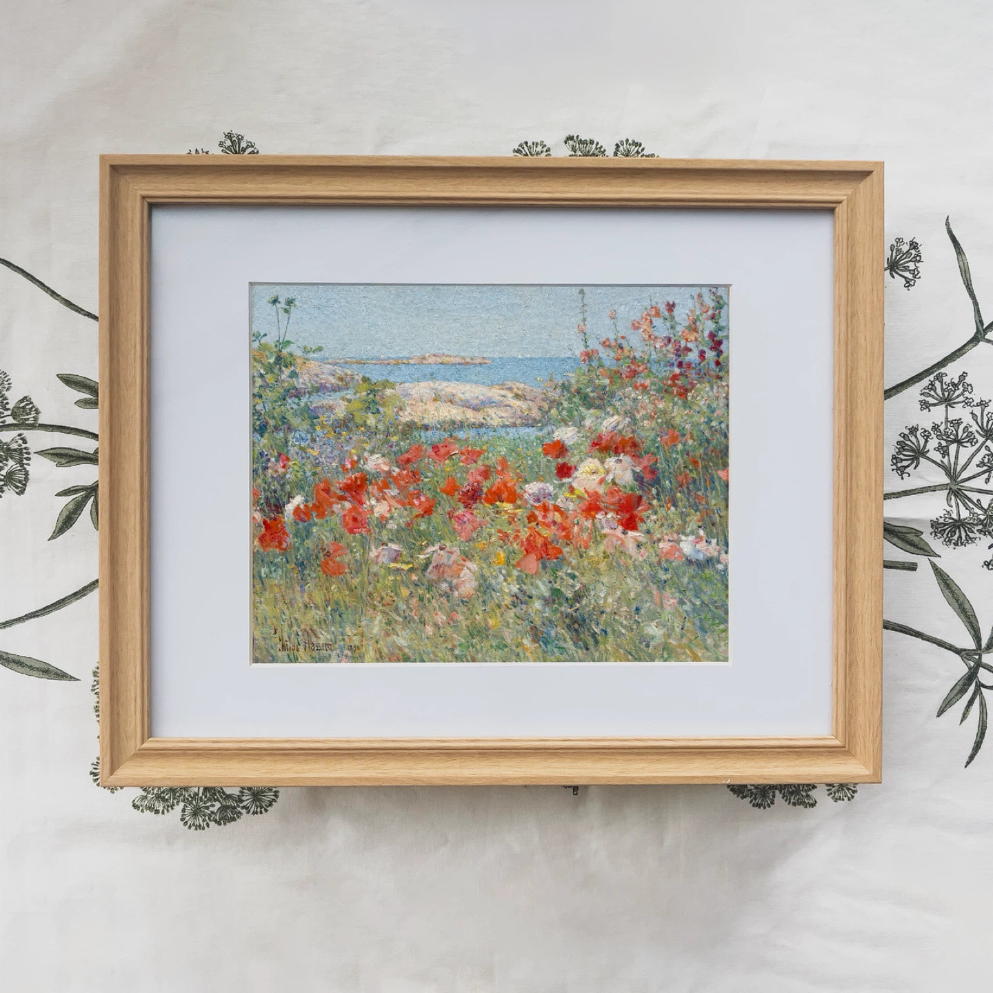 Wildflower Garden Vintage Art Print with Frame - photo 5