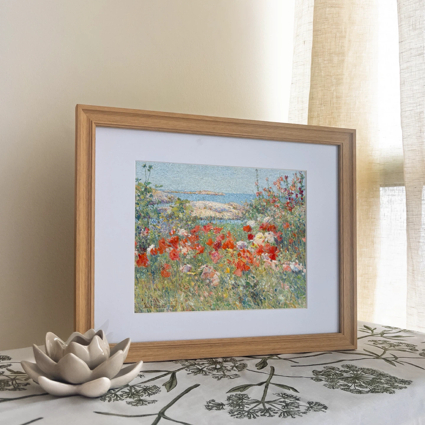 Wildflower Garden Vintage Art Print with Frame - photo 2