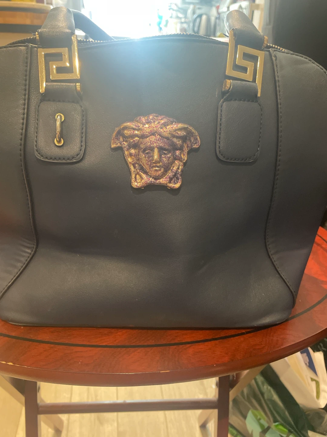 Versace Medusa Black Tote Bag