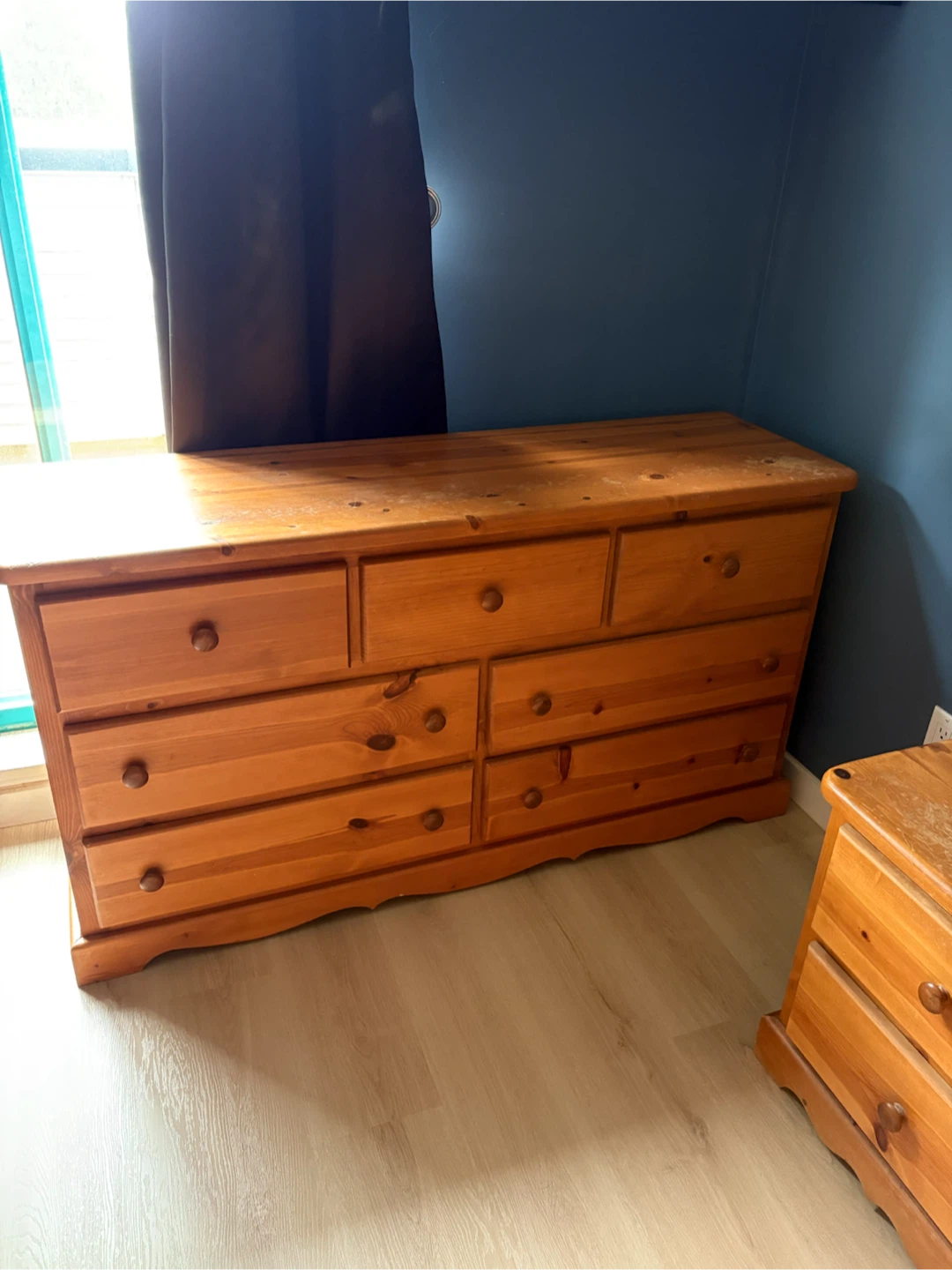 Solid pine bedroom furniture set - photo 2