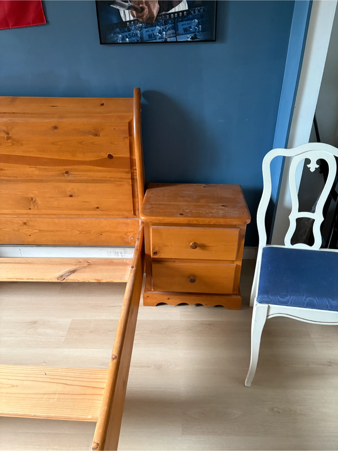 Solid pine bedroom furniture set - photo 3