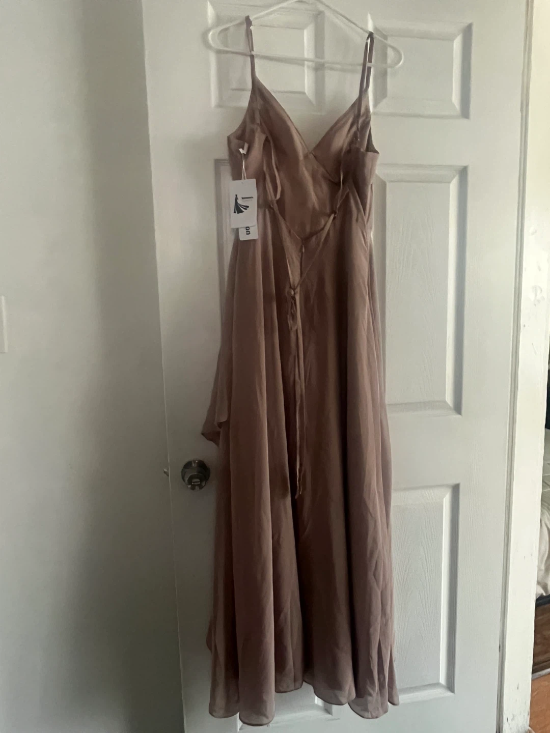 New Dusty Rose Sleeveless Evening Gown - photo 2