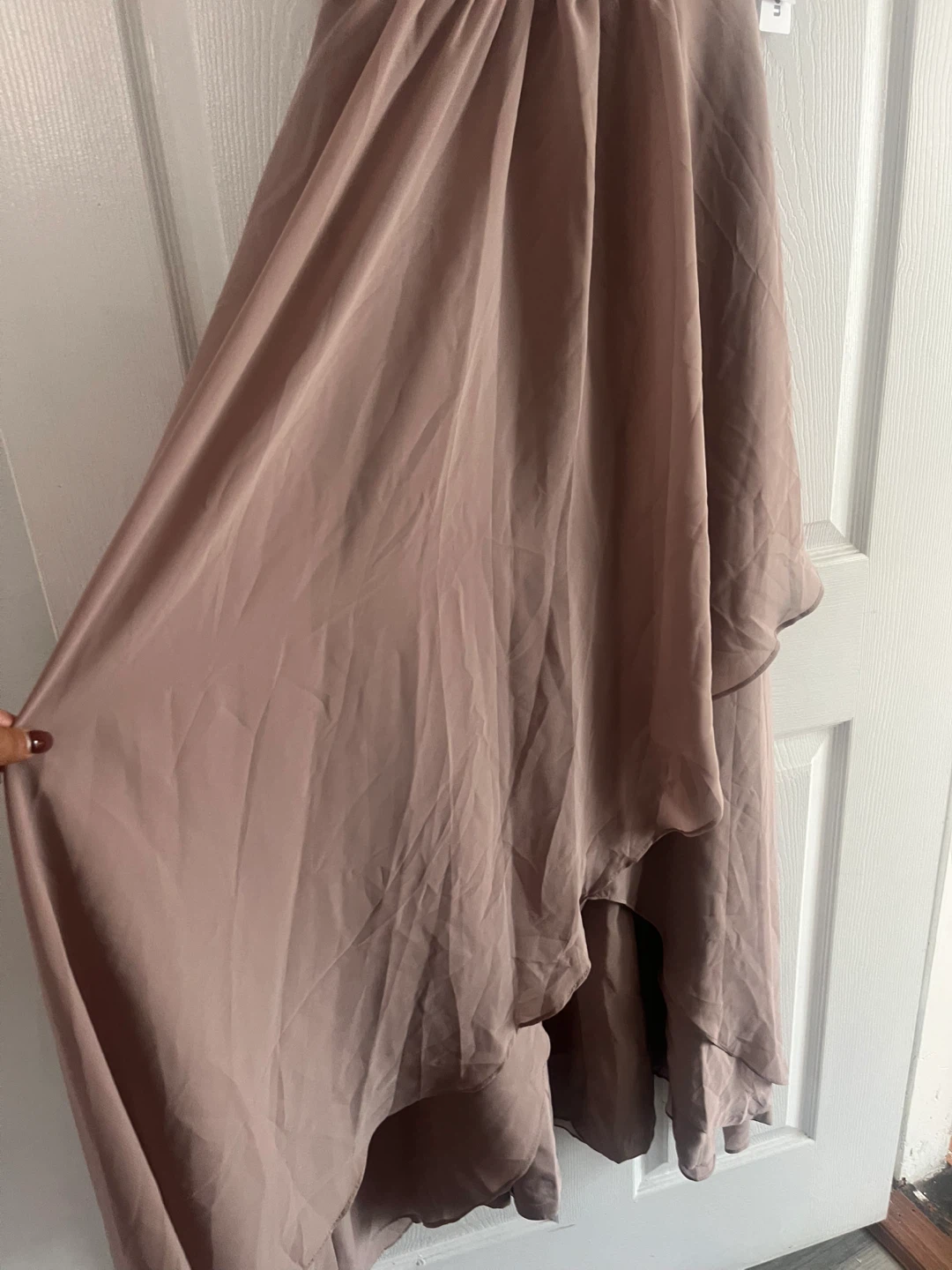 New Dusty Rose Sleeveless Evening Gown - photo 3