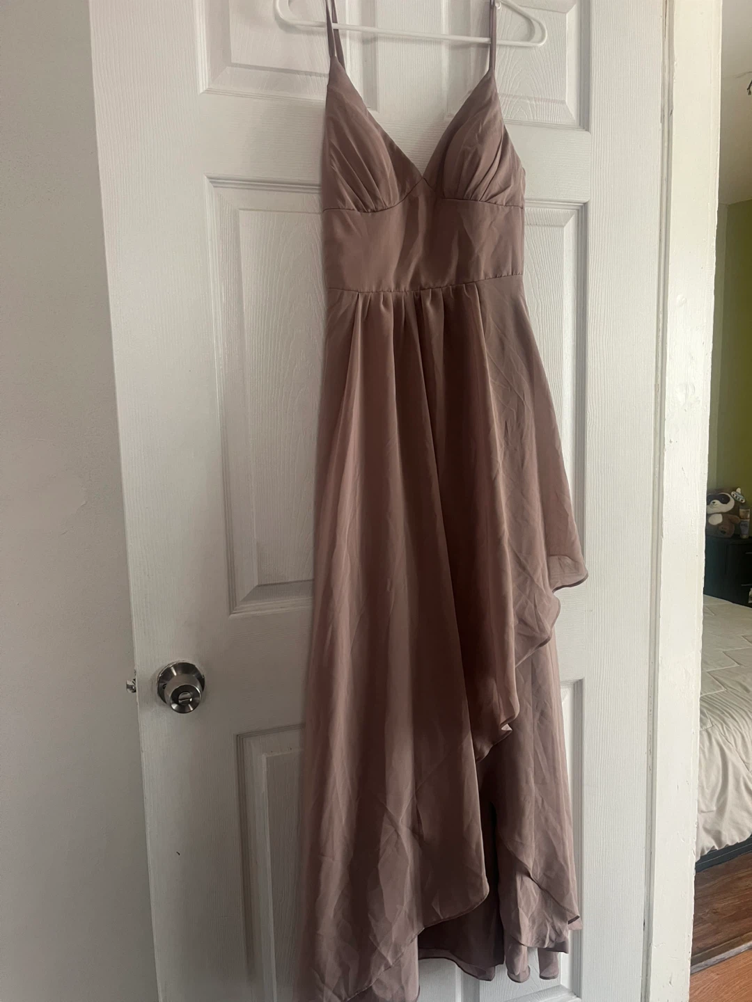 New Dusty Rose Sleeveless Evening Gown - photo 5