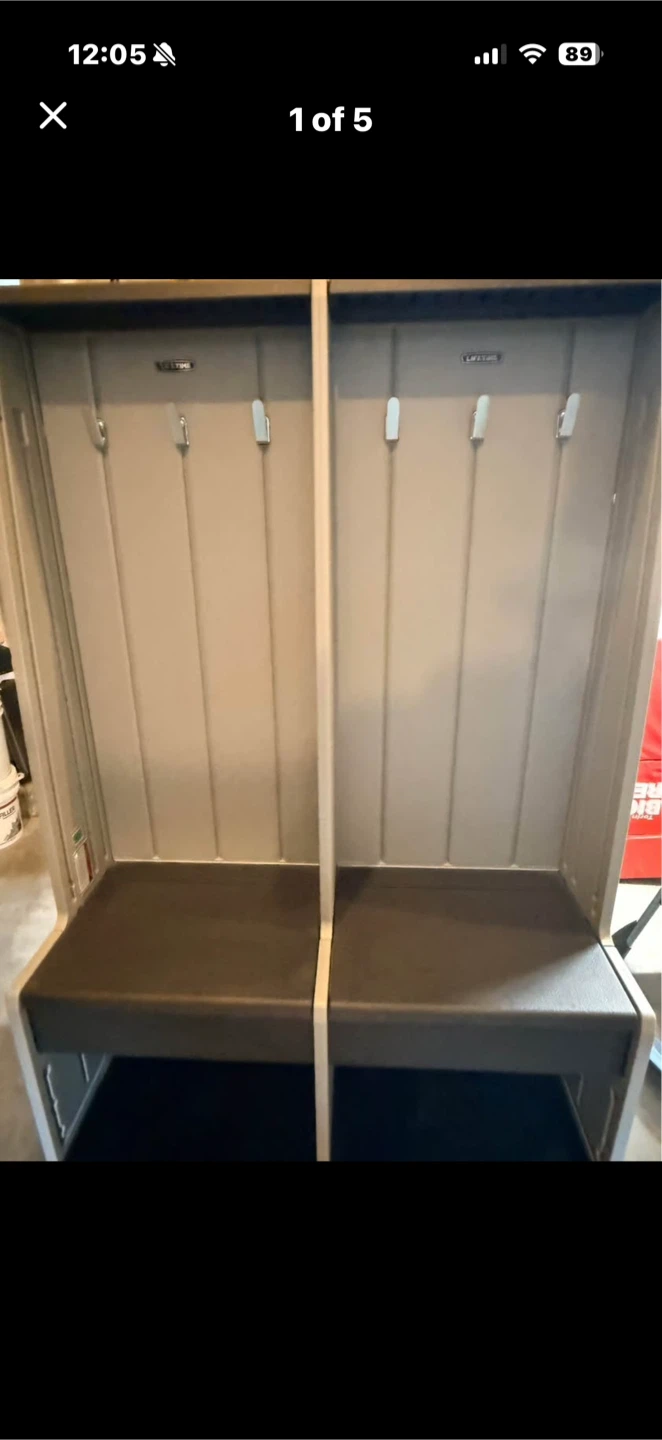 Lifetime Double Locker with Bench