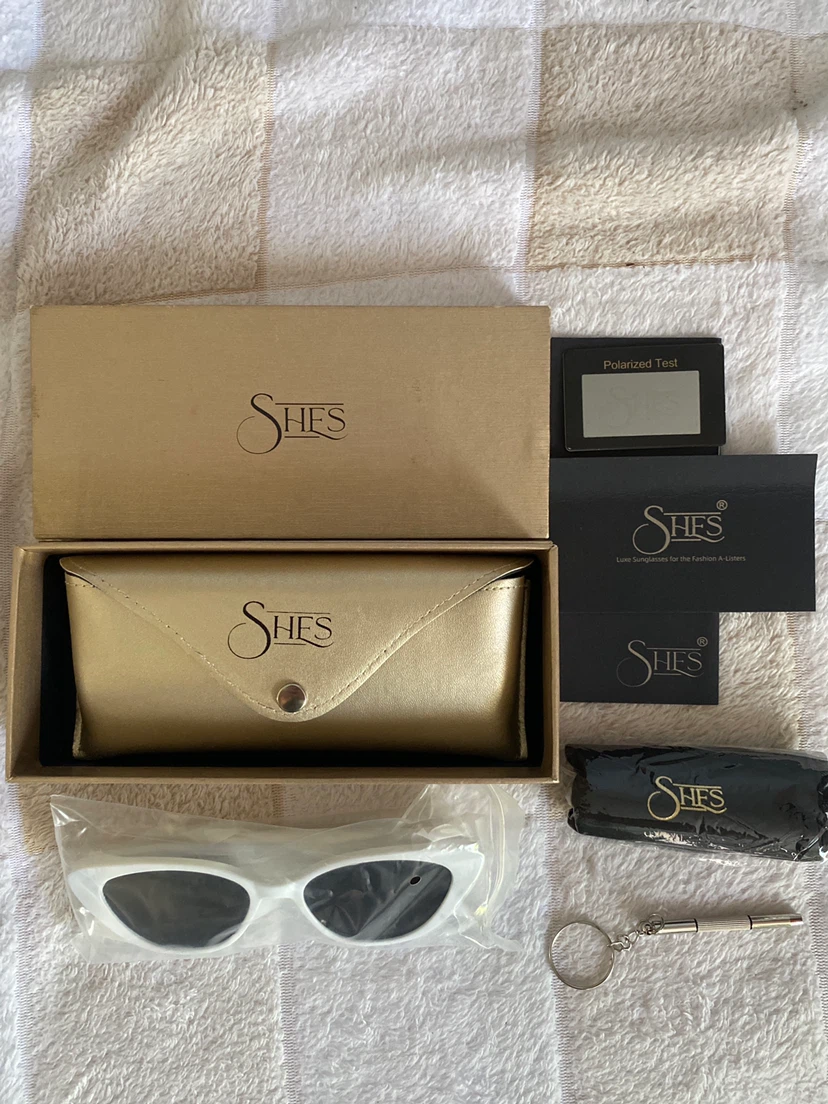 SHES Luxe Sunglasses White