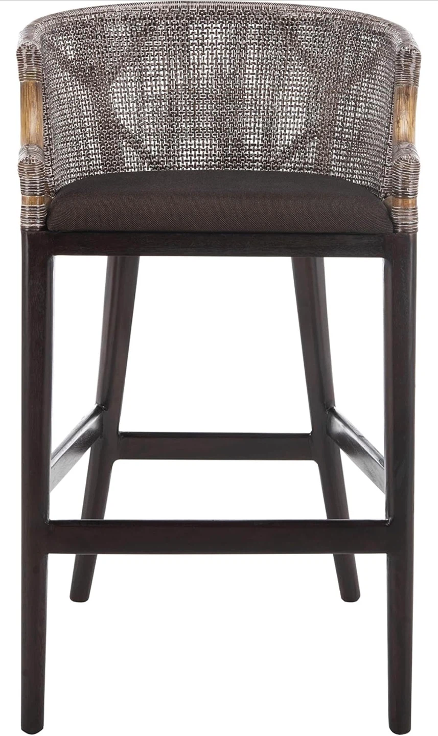 Safavieh Home Collection Birch Wood Brando 28-inch Bar Stool