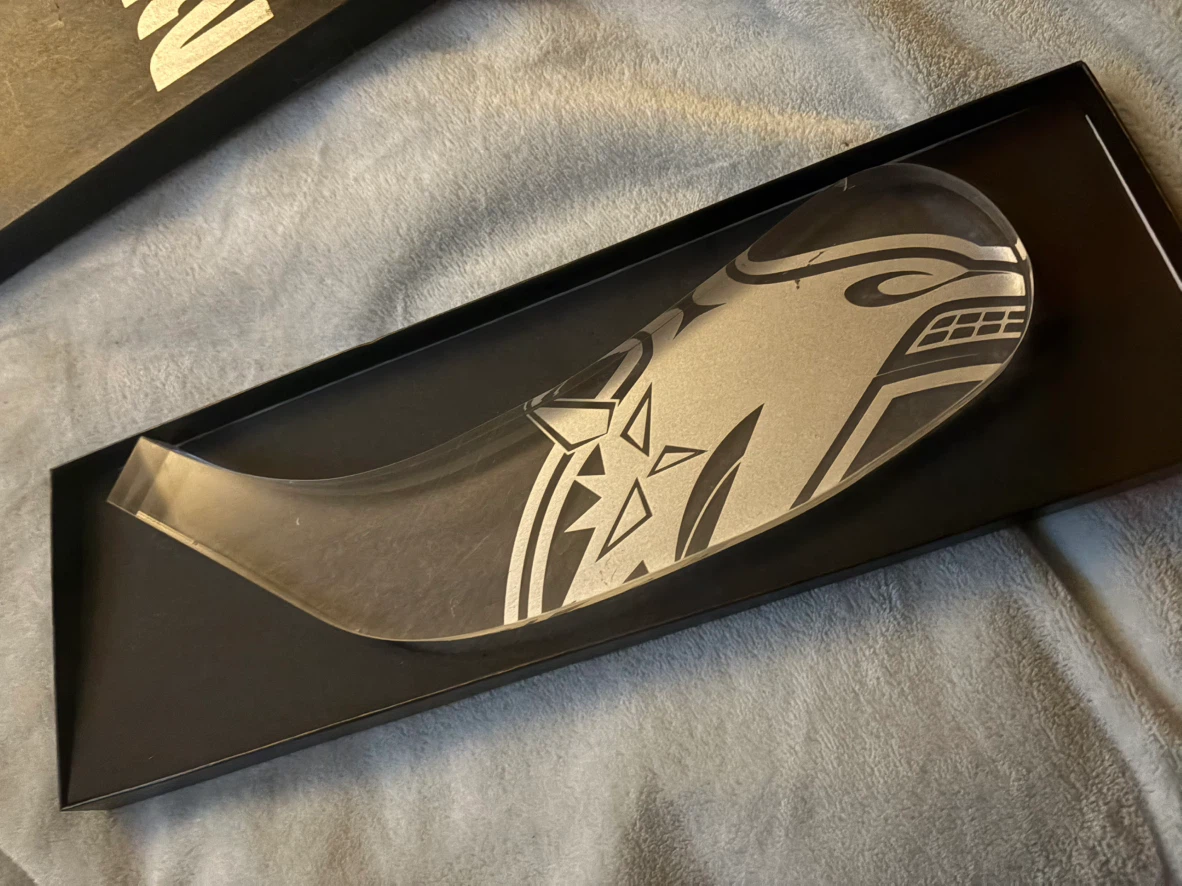 Vancouver Canucks Season Gift – Reclaimed Rogers Arena Glass