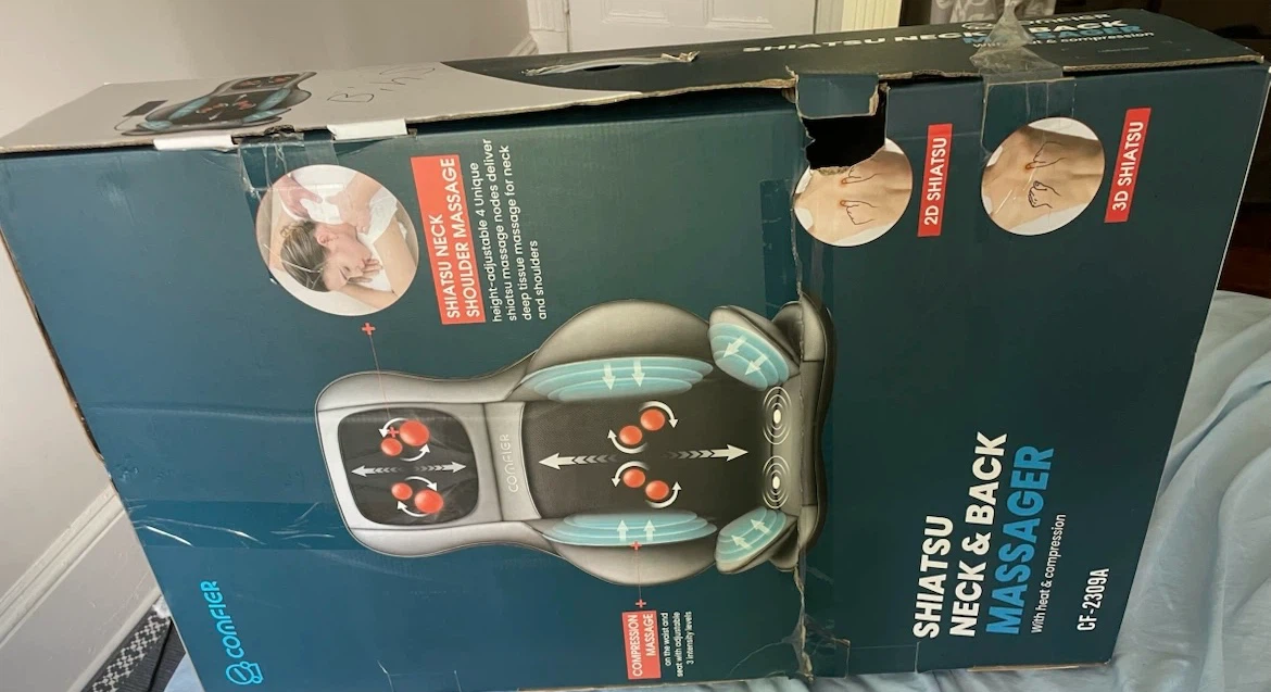 Comfier Shiatsu Neck & Back Massager - photo 2
