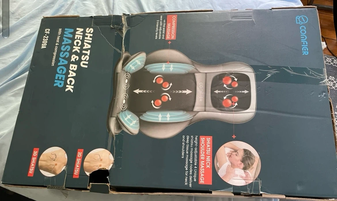 Comfier Shiatsu Neck & Back Massager - photo 3