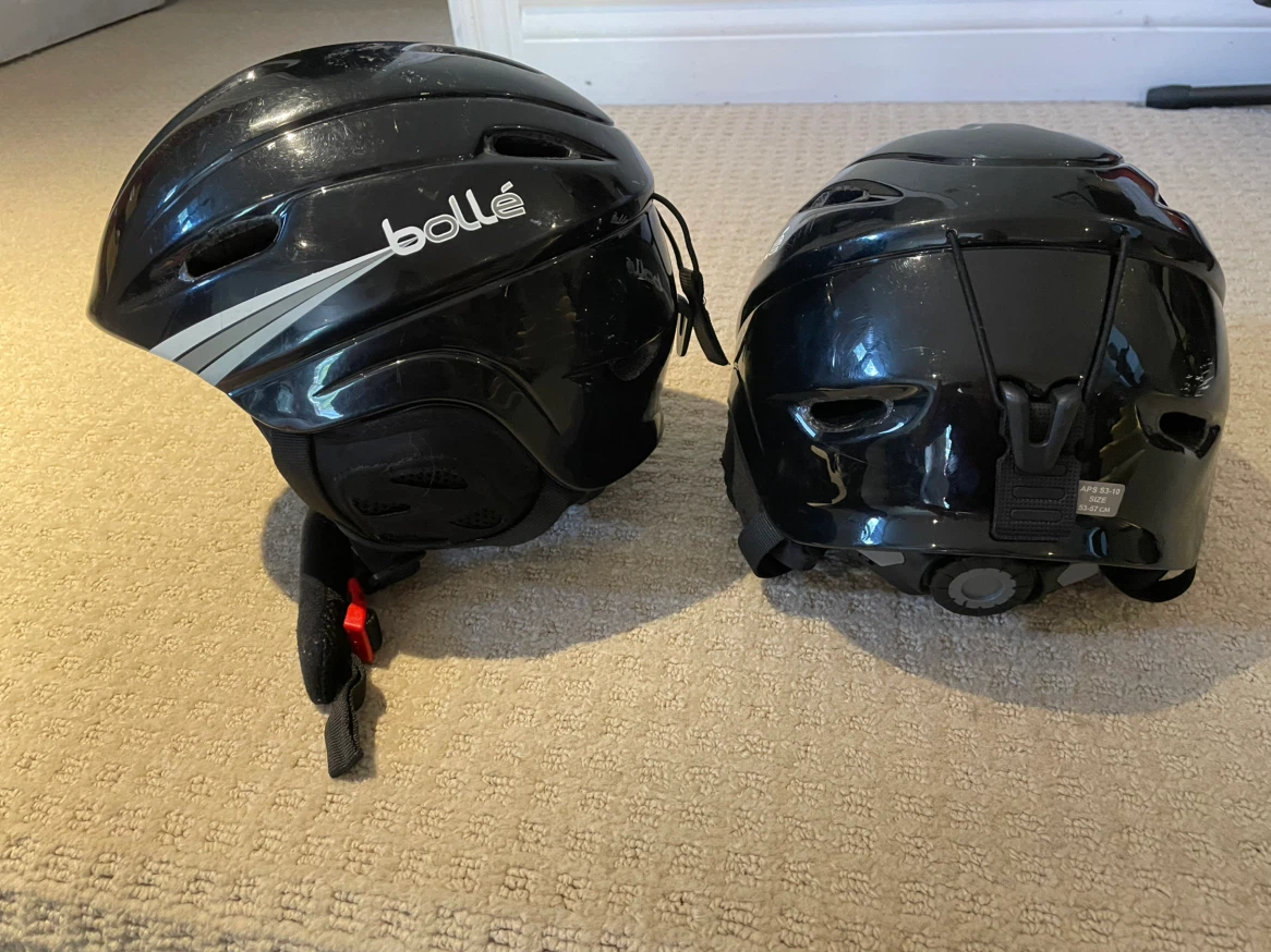 2 Youth Bolle Ski Helmet Black
