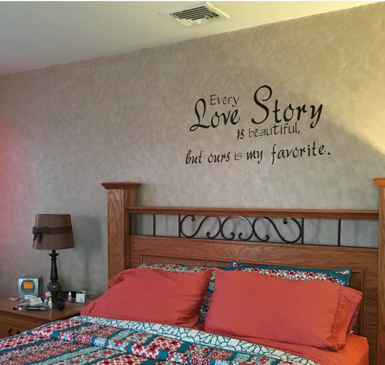 Oak Wood Bed Frame