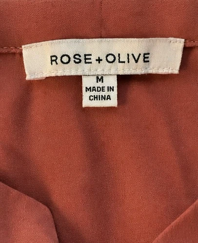 Rose + Olive Women’s Sleeveless Blouse – Size M - photo 2
