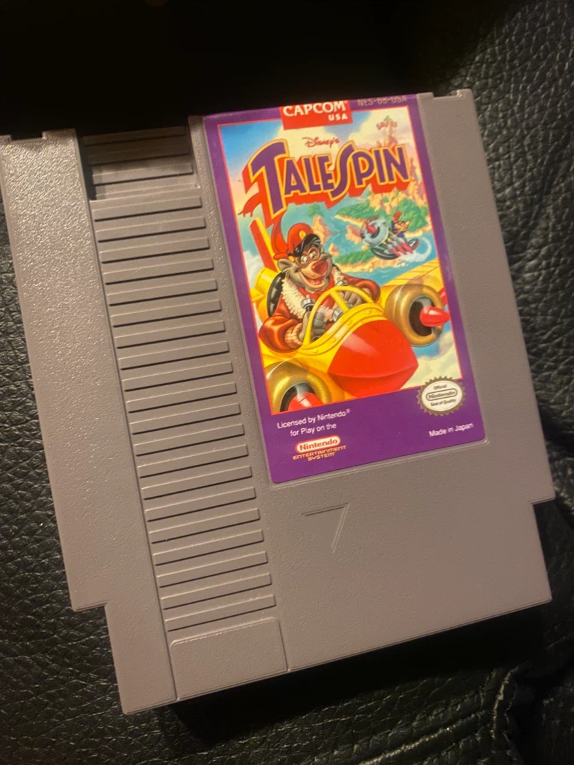 Disney’s Tail Spin Capcom plane shooter shmup fun NES