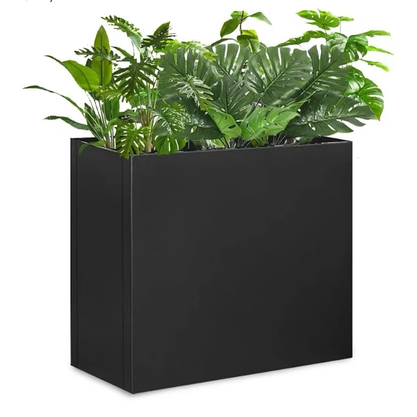 New Heavy Duty Steel Planter with Removable Insert Shelf