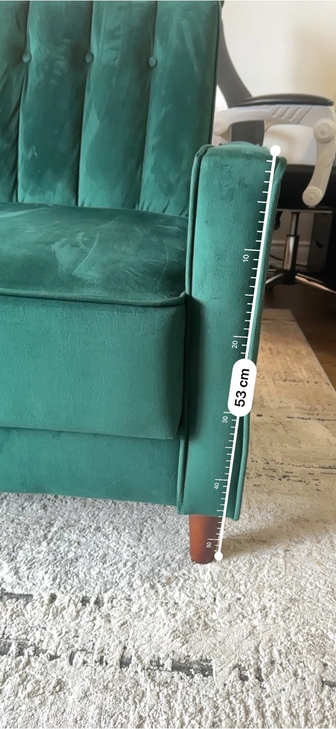 AVAILABLE !! Green Velvet Sofa Bed - photo 5
