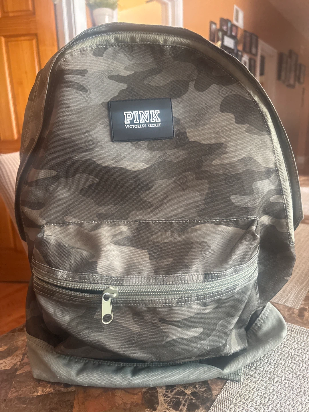 Pink backpack