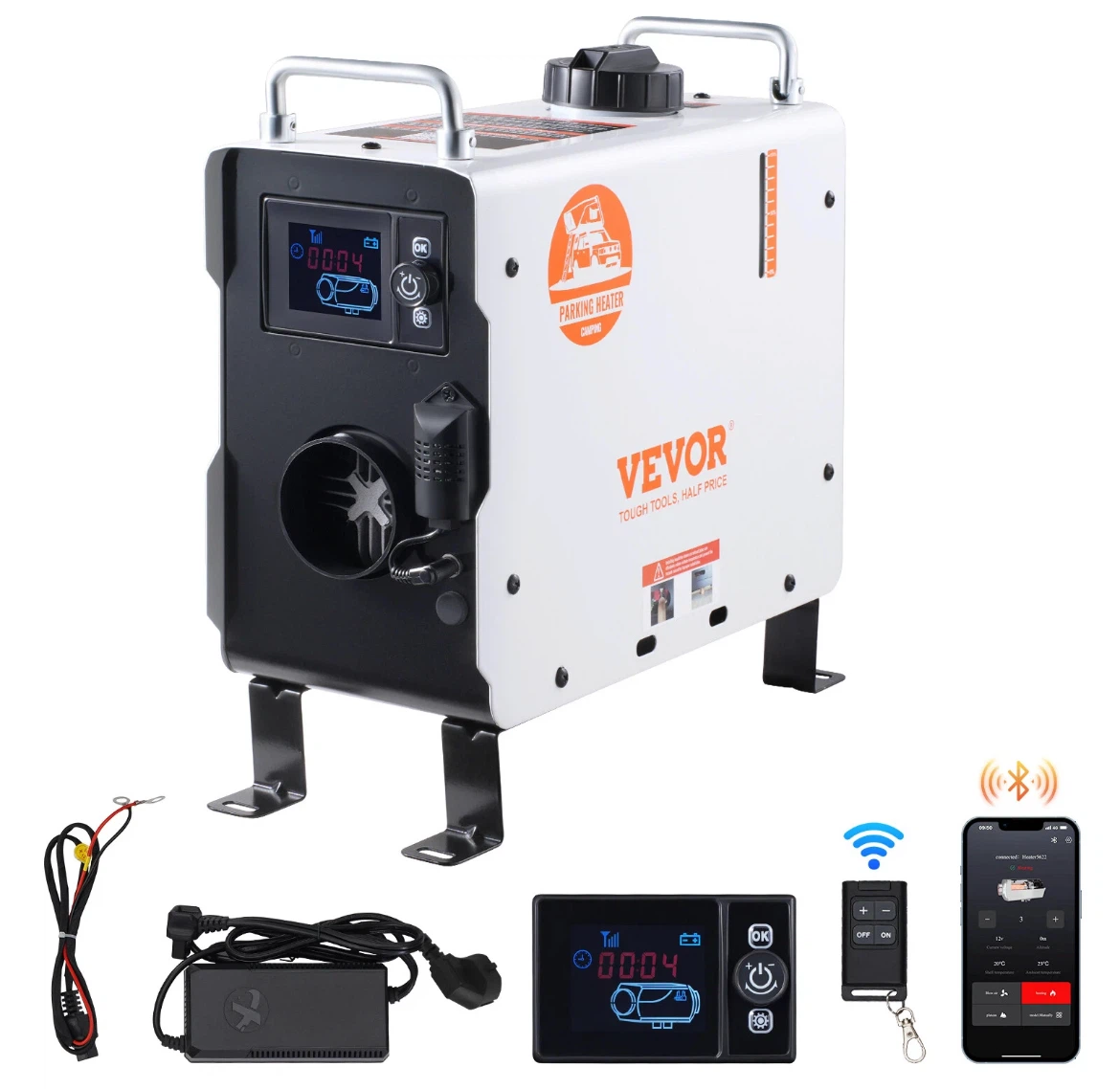 Diesel Heater 2 kW, Bluetooth, sensor CO3